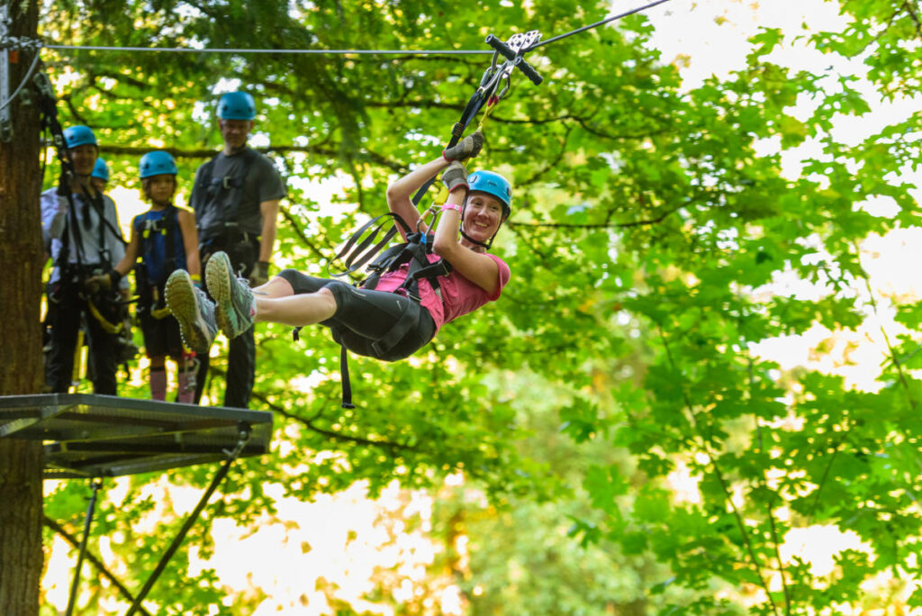 Bellevue Zip Tour Open Park Days